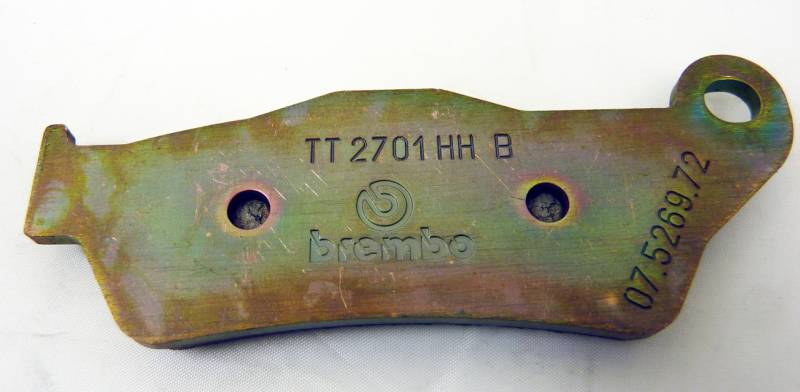Brembo Brake Pad, TT 2701 HH Sintered, use w/ 07526982, Shape V