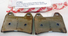 Brembo Brake Pad Set, Toshiba TT 2172 HH Sintered, for 20.6800.xx / 20.9230.xx Caliper, Shape M