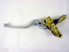 Brembo Master Cylinder, Clutch, PS 13 without Reservoir w/ Polished Adj. Lever .39, Axial, Front, Gold