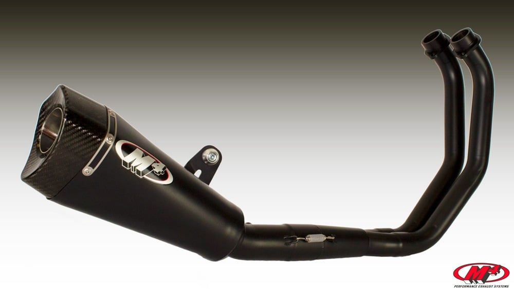 M4 Exhaust All Black Full System Featuring The RM1 Style Canister - YA6722