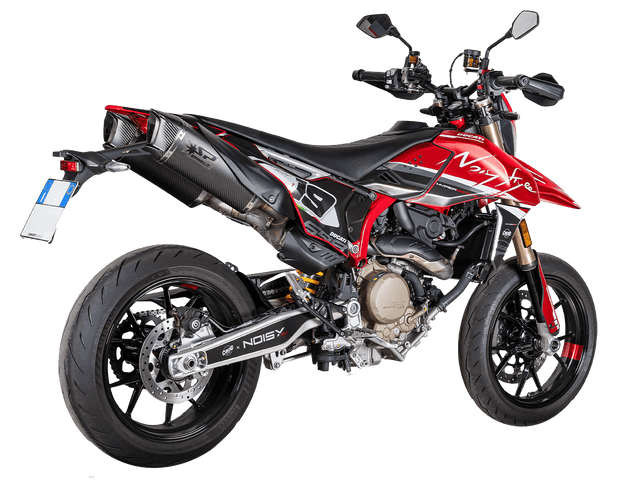 Spark Ducati Hypermotard 698 "Double Force Evo Carbon" Slip-On Exhaust