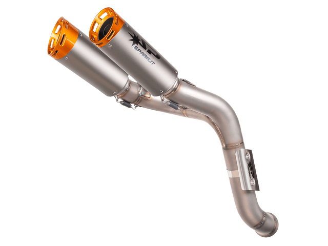 Spark KTM 1390 / 1290 Super Duke R / R Evo "Double Dyno Orange" Semi-Full Exhaust System (2020+)