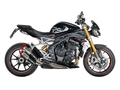 Spark Triumph Speed Triple 1200 "Double Dyno" Slip-On Exhaust (Red)
