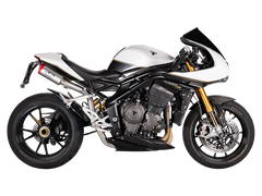 Spark Triumph Speed Triple 1200 "Double Dyno" High Mount Exhaust (Red)
