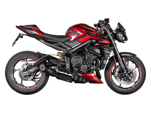 Spark Triumph Street Triple 765 R/RS Moto2 "Grid-O" Exhaust System (E5) (Dark) (2023+)