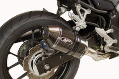 M4 Exhaust Slip-On with Carbon Fiber Canister - HO5034