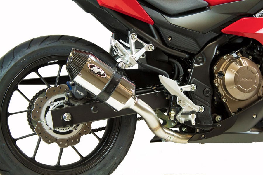 M4 Exhaust Slip-On with Polished Canister - HO5032