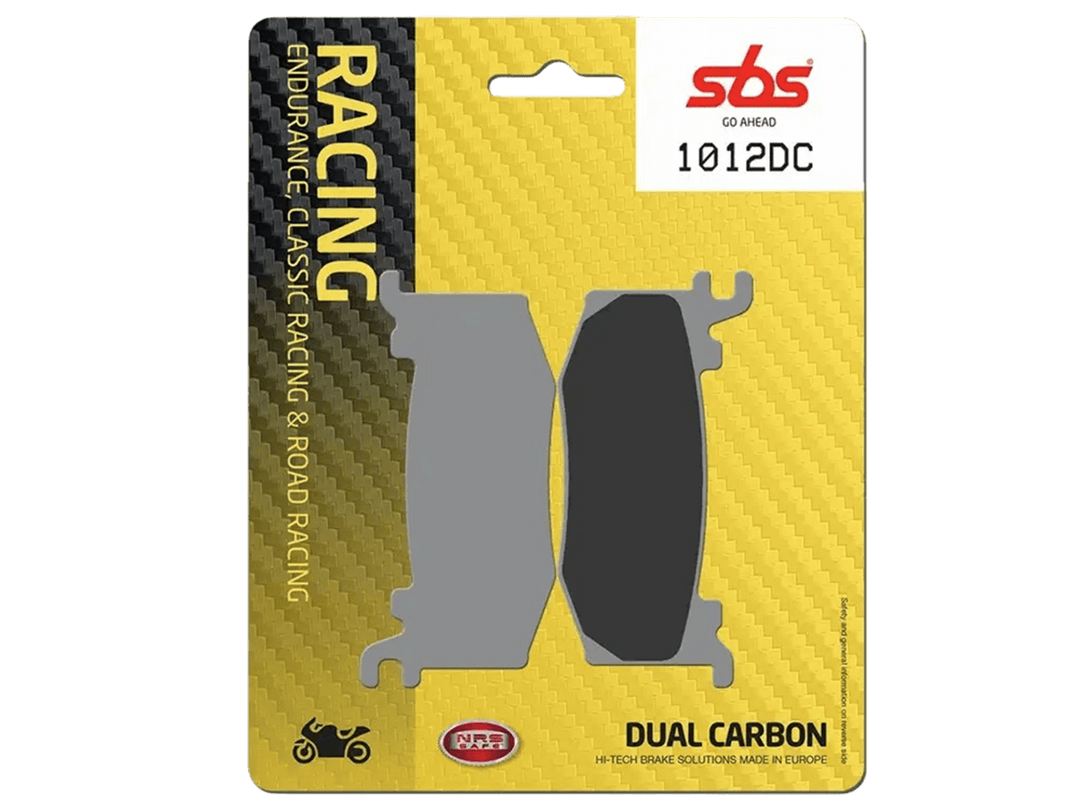 SBS Brake Pad Set Racing Dual Carbon Front Brembo Hypure caliper