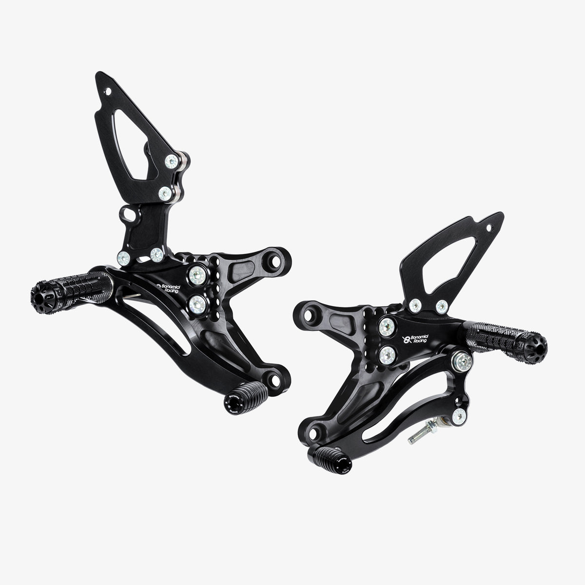 Bonamici Racing Aluminium Rearsets Ducati Kawasaki ZX-6R 2007 - 2008