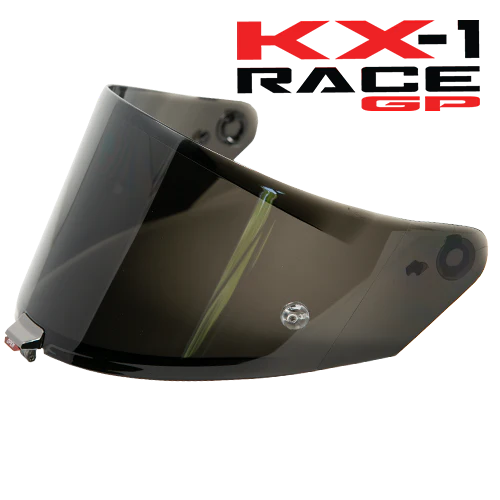 KYT KX-1 Race Visors Helmet - Dark Smoke