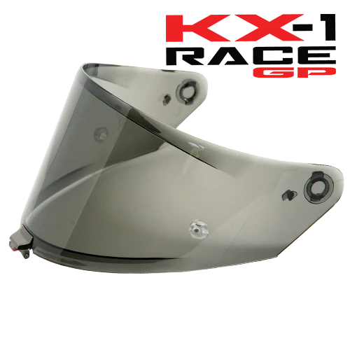 KYT KX-1 Race Visors Helmet - Light Smoke