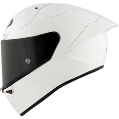 KYT KX-1 Race GP Helmet - Plain White (Glossy)