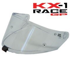 KYT KX-1 Race Visors Helmet - Clear