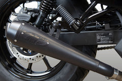 M4 Exhaust All Black Retro-Drag Slip-On - KA1012