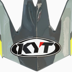 KYT Skyhawk Peak Helmet - Glowing Anthracite/Yellow
