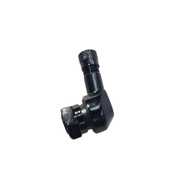 Tubeless valve for racing rim 90° angled