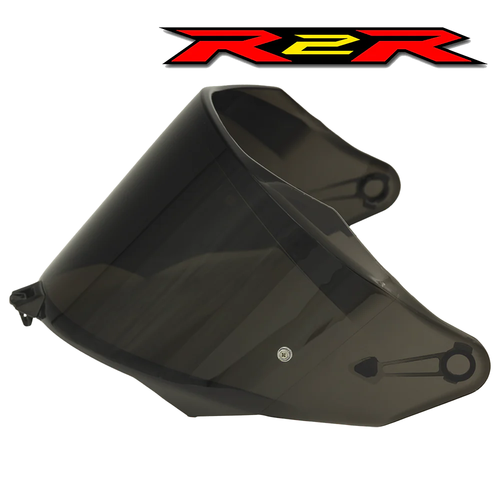 KYT R2R Visors Helmet - Dark Smoke
