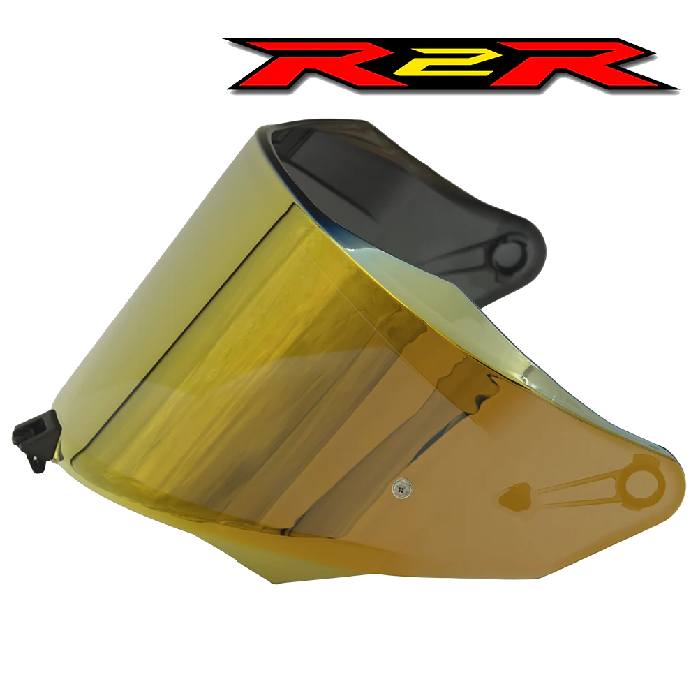 KYT R2R Visors Helmet - Iridium Gold BACKORDERED