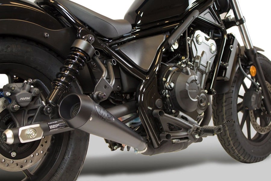 M4 Exhaust All Black Retro-Drag Slip-On - HO1012