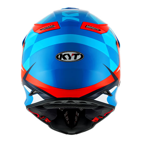 blue and orange motorcycle helmet KYT Skyhawk Full Face Offroad Motorcycle Helmets