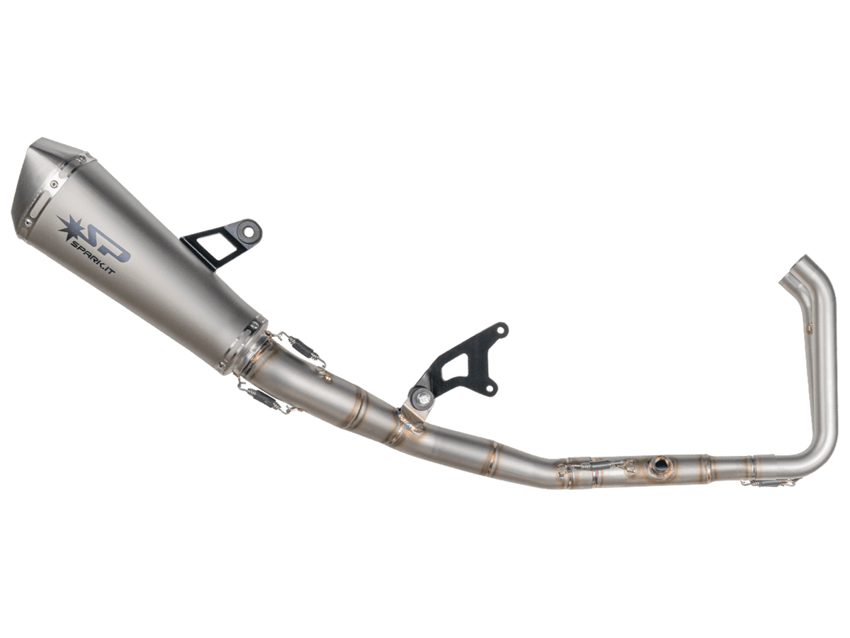 Spark Kawasaki Ninja 400 "Konix" Titanium Full Exhaust System
