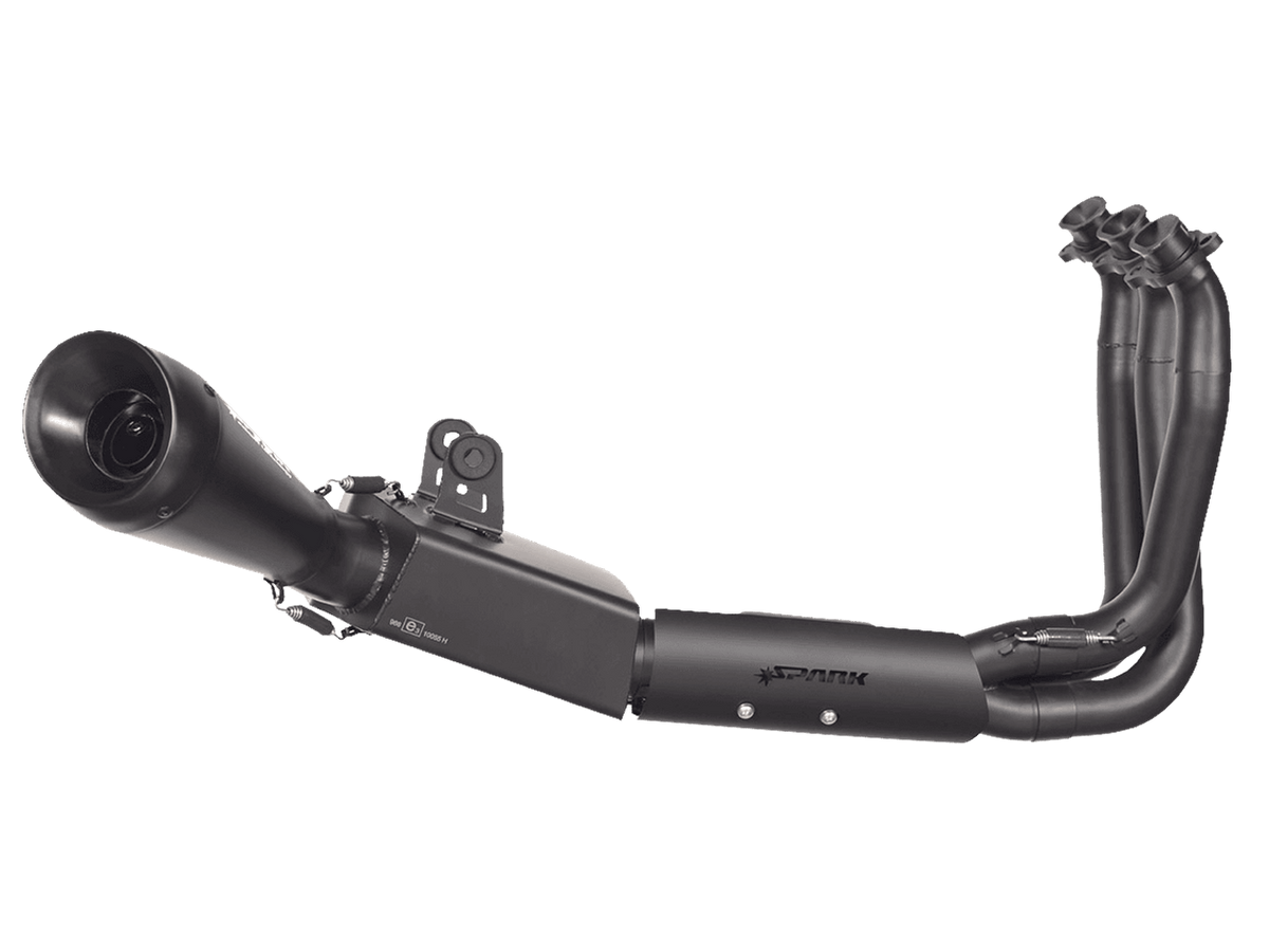 Spark Triumph Trident 660 "60'S" Full Exhaust System (Race) (Black Edition)