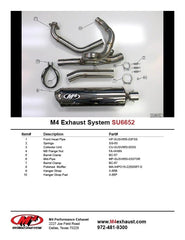 M4 Exhaust Full System with Polished Canister - SU6652