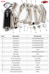 M4 Exhaust Full System with Carbon Tech1 Canister - SU8364