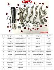 M4 Exhaust Titanium Full System with Black GP Canister - SU9152T-GP