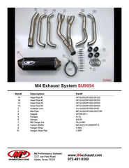 M4 Exhaust Full System with Carbon Canister - SU9954