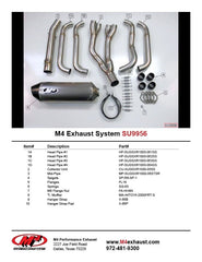 M4 Exhaust Full System with Titanium Canister - SU9956