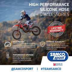 Yamaha YZ 125 1989-1992 5 Piece Samco Sport OEM Design Hose Kit