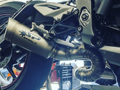 Spark Triumph Street Triple 765 R/RS Moto2 "Grid-O" Slip-On Exhaust (Cat Delete) (18-22)