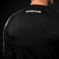 4SR Sweatshirt Motorsport Flag Black