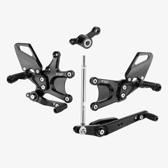 Bonamici Racing Aluminum rearsets Triumph Daytona 660 2024-26