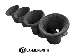 Carbon Smith 2021+ Suzuki Hayabusa Velocity Stacks Dimpled Race Inline
