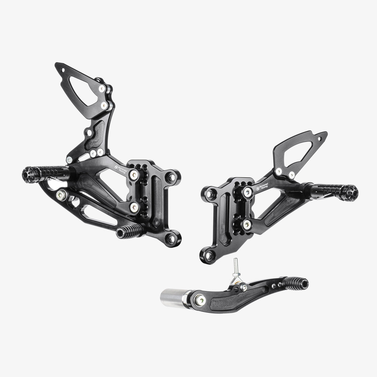 Bonamici Racing Aluminium Rearsets Yamaha YZF R1 (street) 2004 - 2006