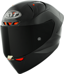 KYT KX-1 Race GP Plain Black Glossy Helmet | HHR Performance