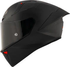 KYT KX-1 Race GP Helmet  Plain Black (Matte)