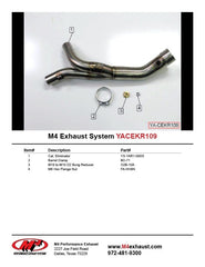 M4 Exhaust CAT Eliminator - YA-CEKR109