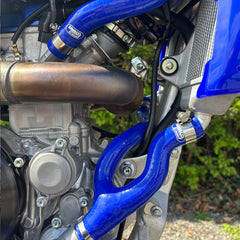 Samco 2025 - 2026 Yamaha WR 250 F 3 Piece "Race Design" With Moulded Y Piece & Metal Insert Silicone Radiator Coolant Hose Kit