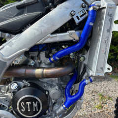 Samco 2024 - 2026 Yamaha YZ 250 F 3 Piece "Race Design" With Moulded Y Piece & Metal Insert Silicone Radiator Coolant Hose Kit