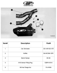 M4 Exhaust Street Slayer Half System - YA9944