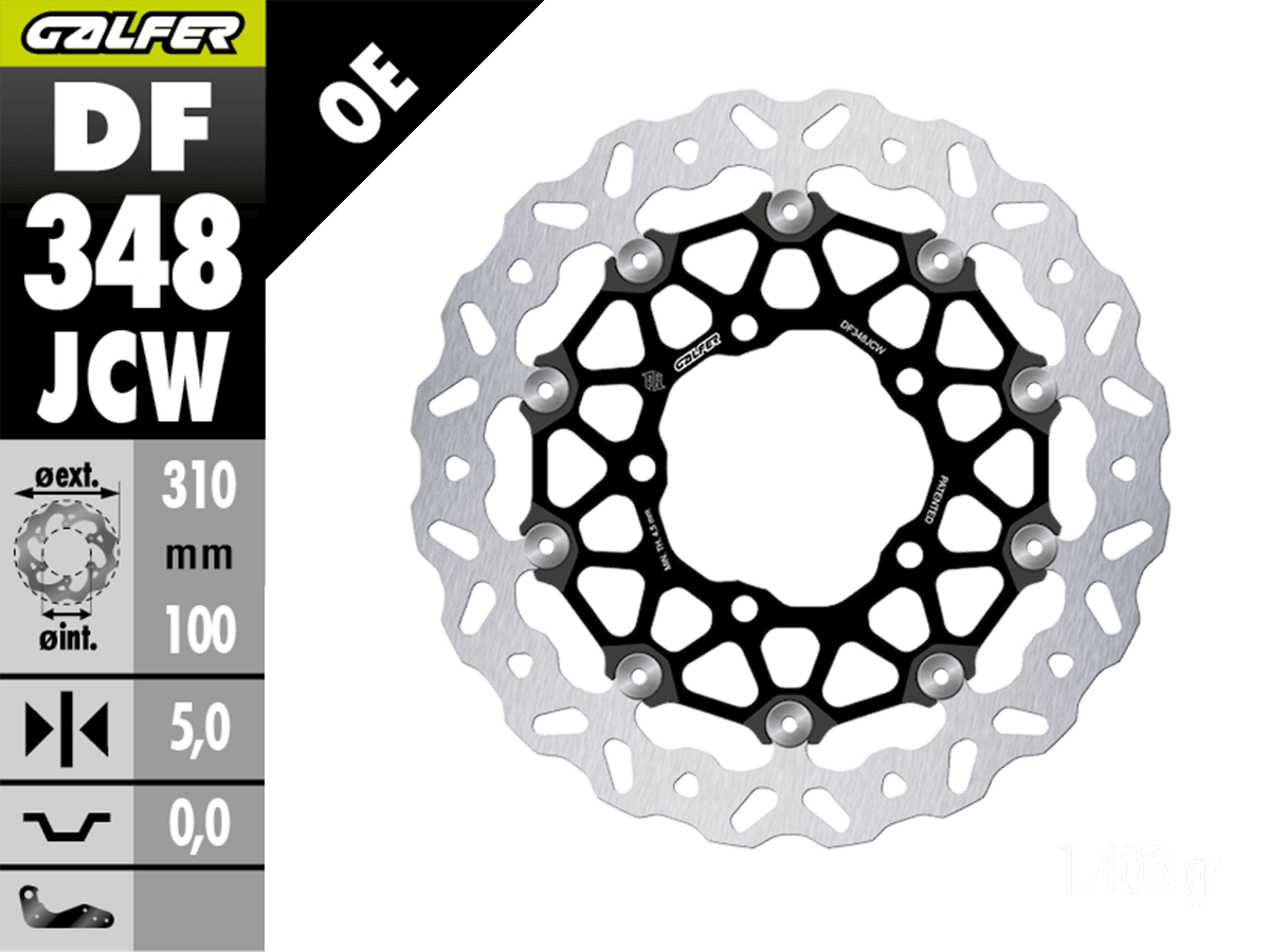 Galfer Suzuki GSX-R 1000 Front Brake 310mm Floating Floatech Rotor (05-08)