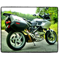 TechSpec DUCATI MULTISTRADA (2002 - 09) Snake Skin Tank Grips