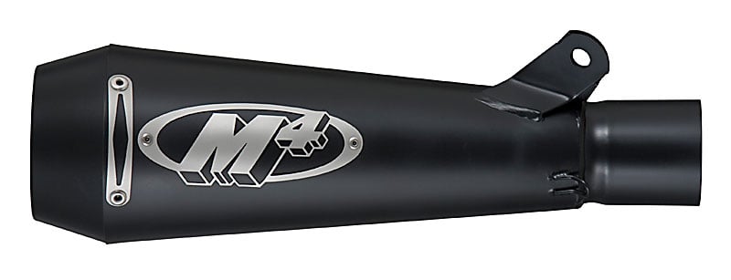 k M4 Exhaust Slip-On System with Black GP Canister - KA9722-GP – HHR