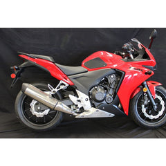 TechSpec HONDA CBR 500R / CB 500F (2013 -2018) Snake Skin Tank Grips: Free Center Tank Protector 6 Included