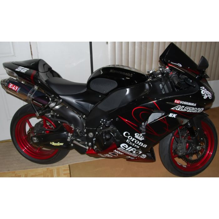 TechSpec KAWASAKI ZX10 (2004 - 2007) Snake Skin Tank Grips