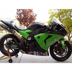 TechSpec KAWASAKI ZX10 (2004 - 2007) Snake Skin Tank Grips
