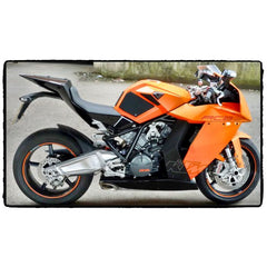 TechSpec KTM RC8  (2008 - CURRENT) Snake Skin Tank Grips: Free Center Tank Protector 84 Included